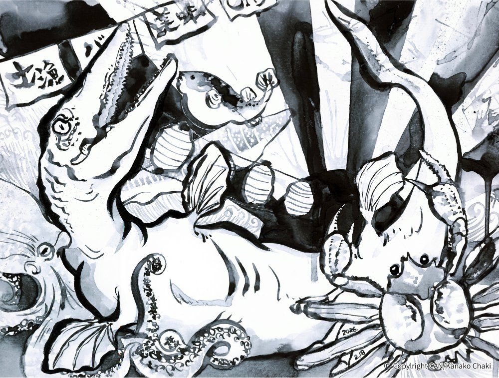 恐竜画家CAN 作品